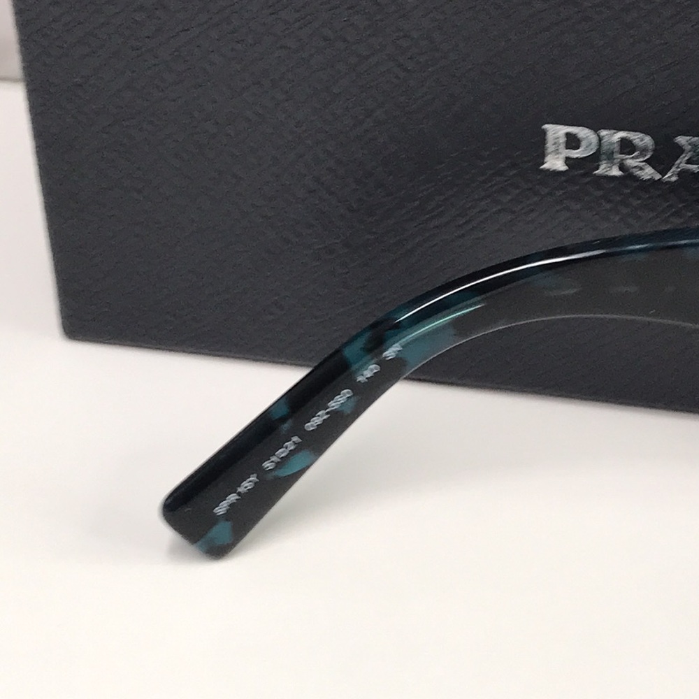 New Authentic Prada Red Tortoise Shell Sunglasses - Picture 15 of 17